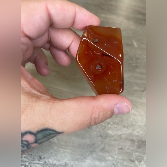 Carnelian Freeform Crystal - Picture 3 of 3